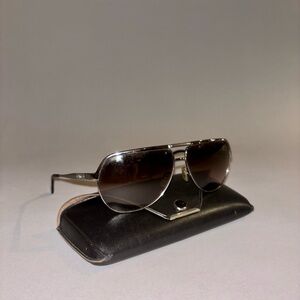 Dolce & Gabbana Silver and Black Sunglasses